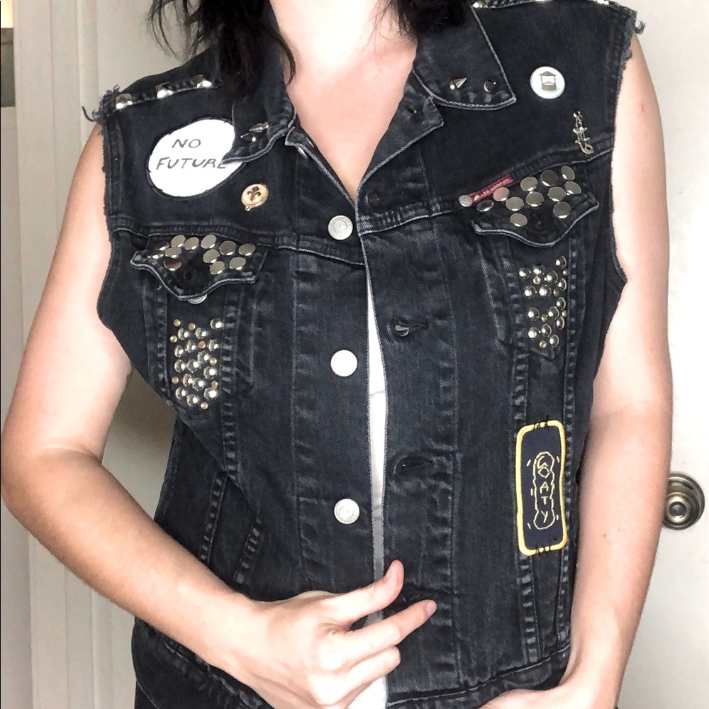 90’s Punk Vintage Denim Vest